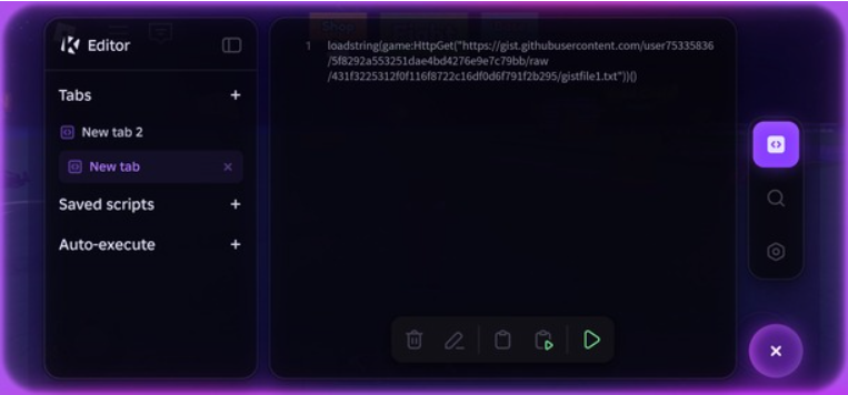 Script Code Interface